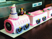 Minnie Train Custom Cake