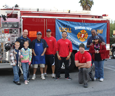 Firefighters at 31cent scoop night