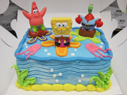 Wacky Launchers Sponge Bob Cake